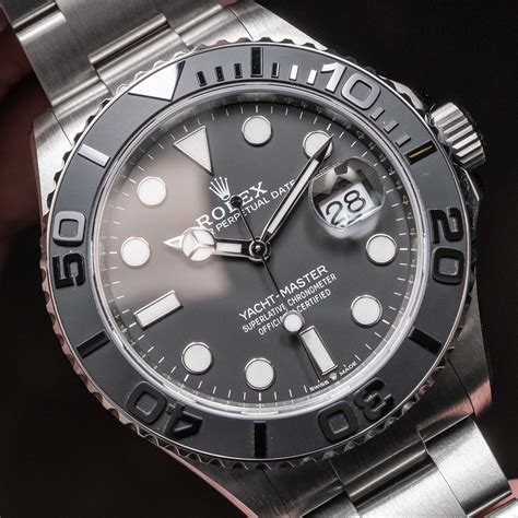 rolex yacht master black ceramic|rolex yacht master titanium price.